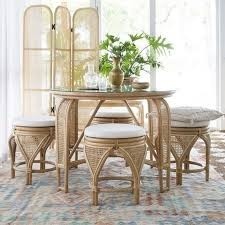 Compact Bamboo Breakfast Table

